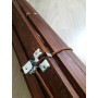 Persiana alicantina de madera barnizada a medida