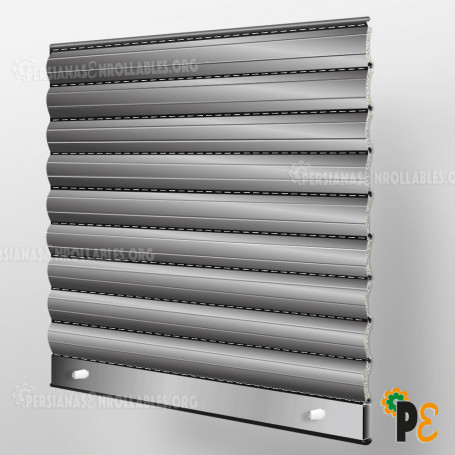 17-pe-persiana-enrollable-solo-paño-aluminio-lamas-C45-Inox-básico-claro