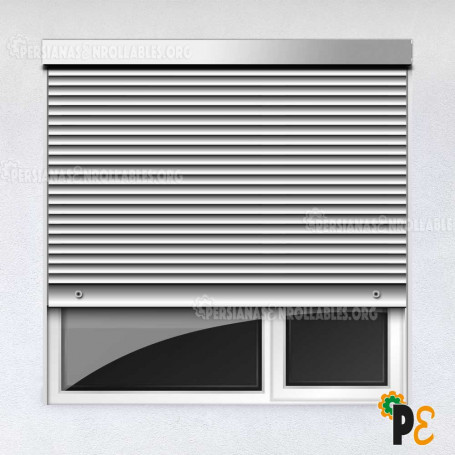 17-pe-persiana-enrollable-mini-cajon-aluminio-lamas-C45-Inox-básico-claro